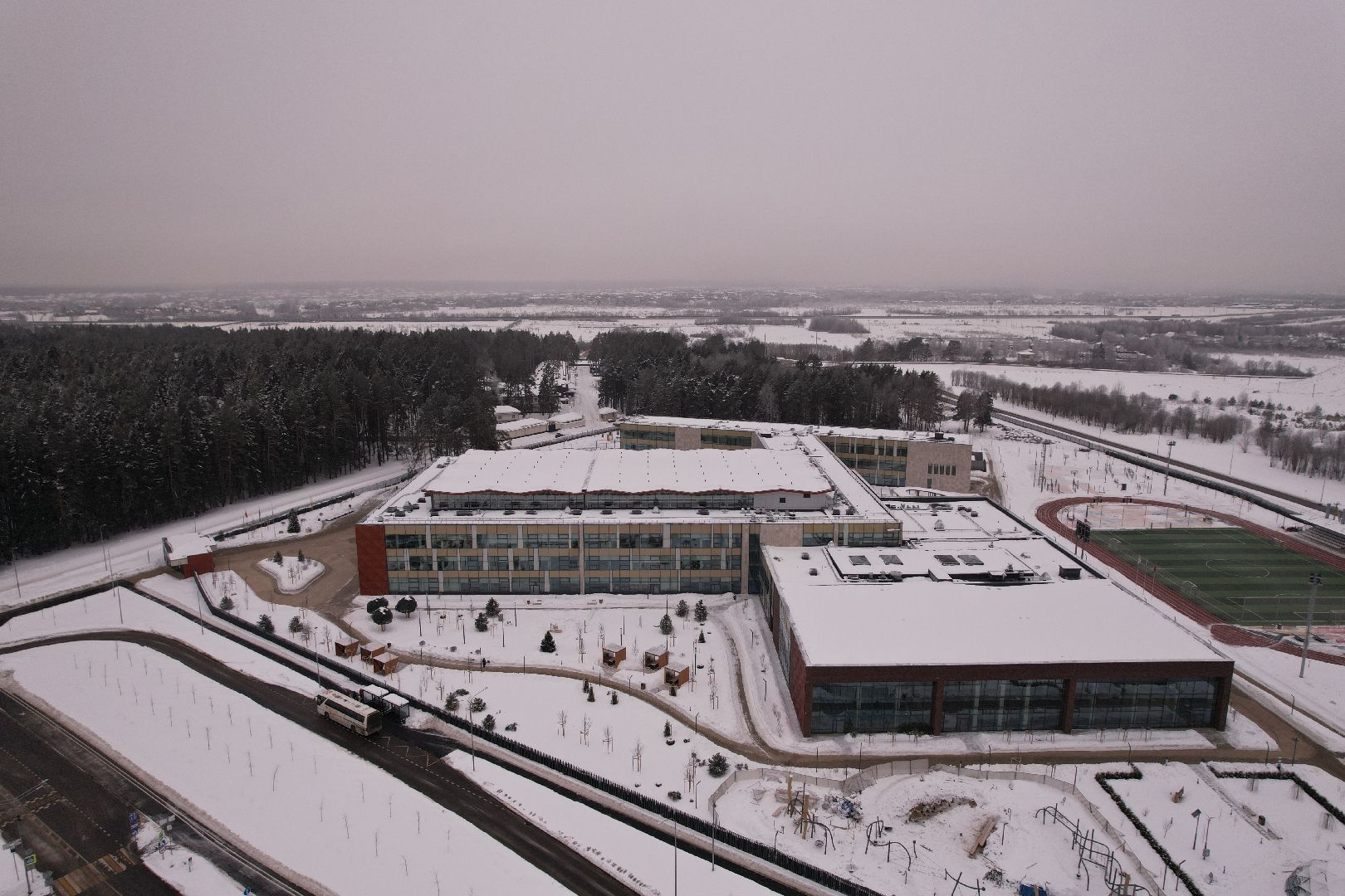 видео с коптера, технолипцей, истра,