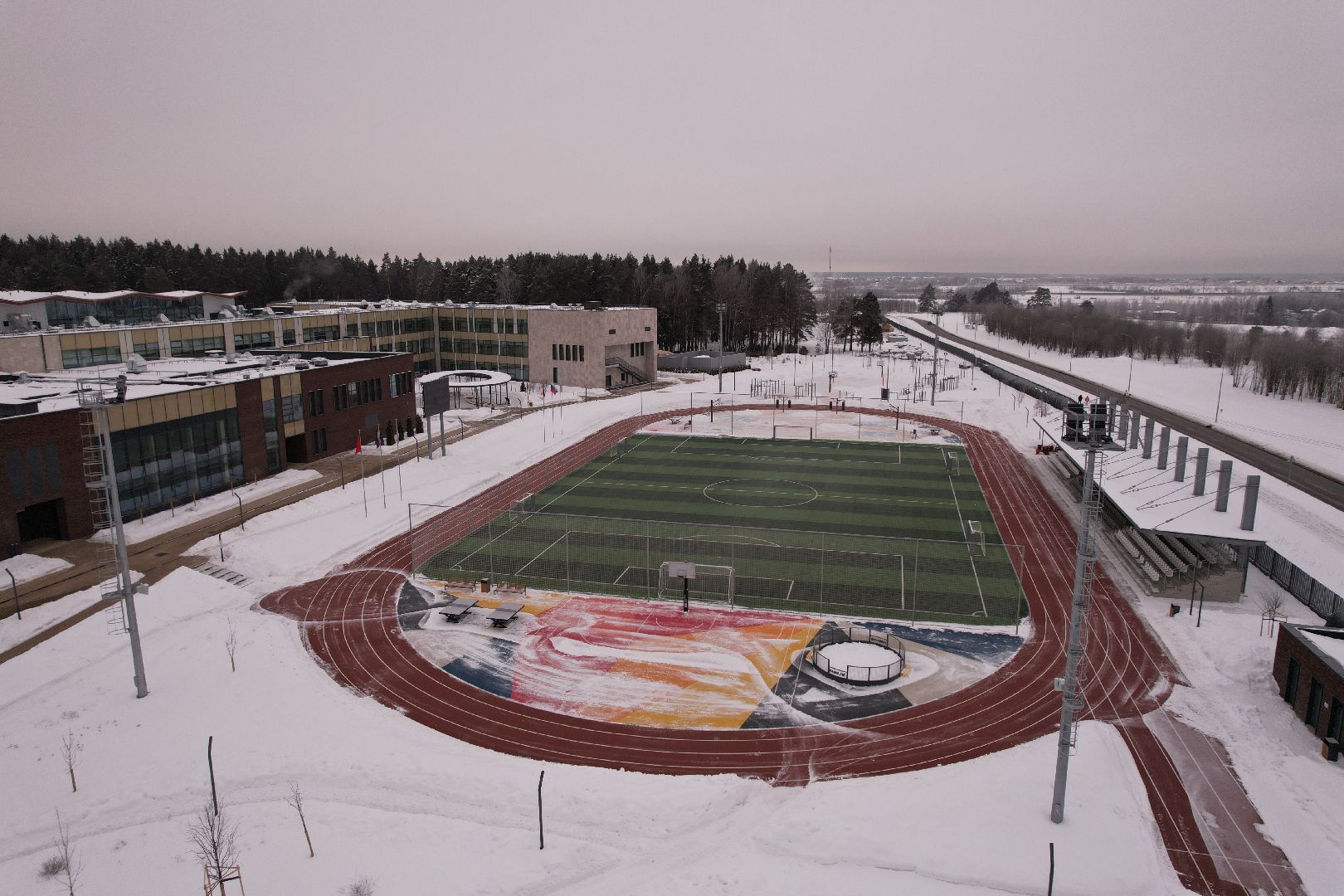 видео с коптера, технолипцей, истра,