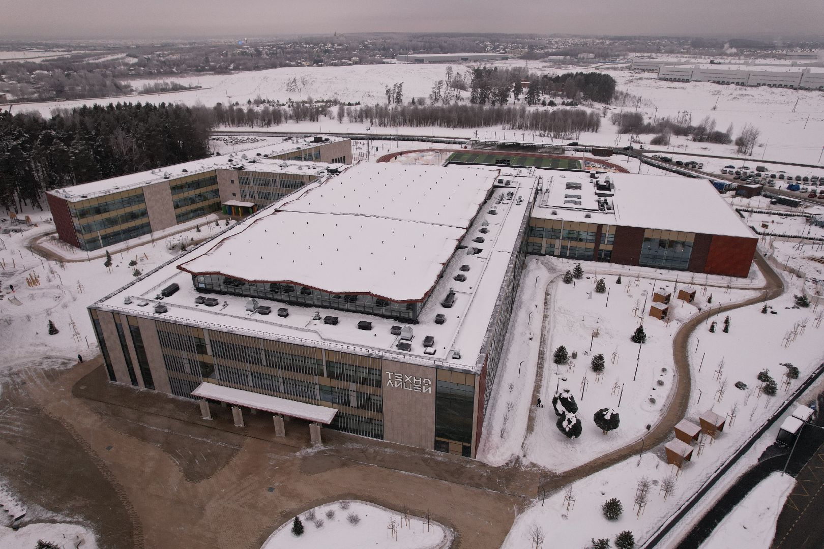 видео с коптера, технолипцей, истра,