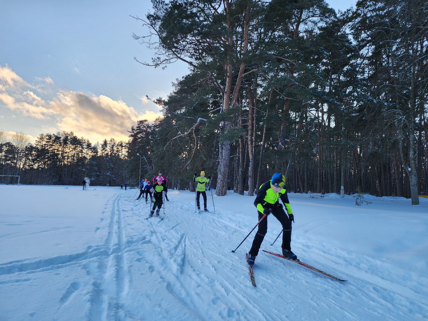 Серпухов, Подмосковье, лыжная секция, стадион Спартак, спорт,