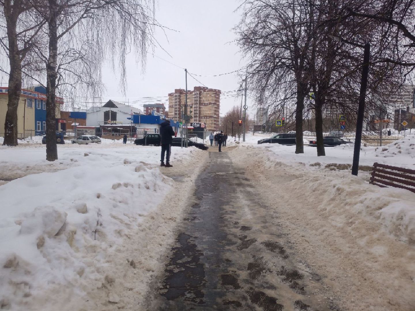 пущино, гололед, погода, гололед, подмосковье, дождь,