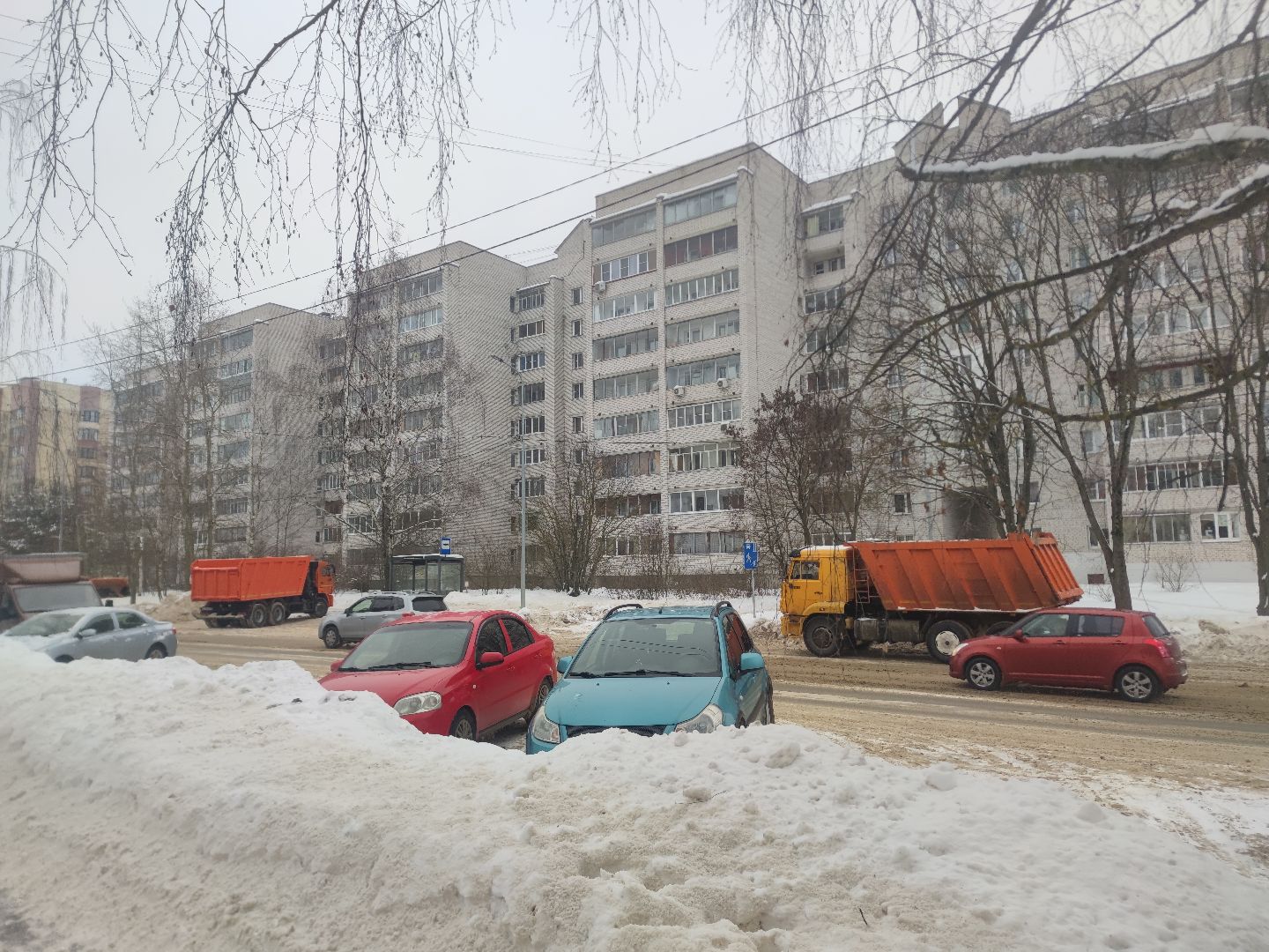 Уборка снега, Уборки города, Машинная уборка, Жкх, коммунальные службы, Дубна,