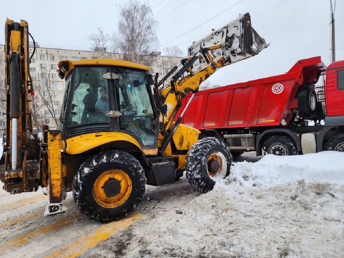 мытищи, уборка снега, Ледяной дождь, Улица Индустриальная,