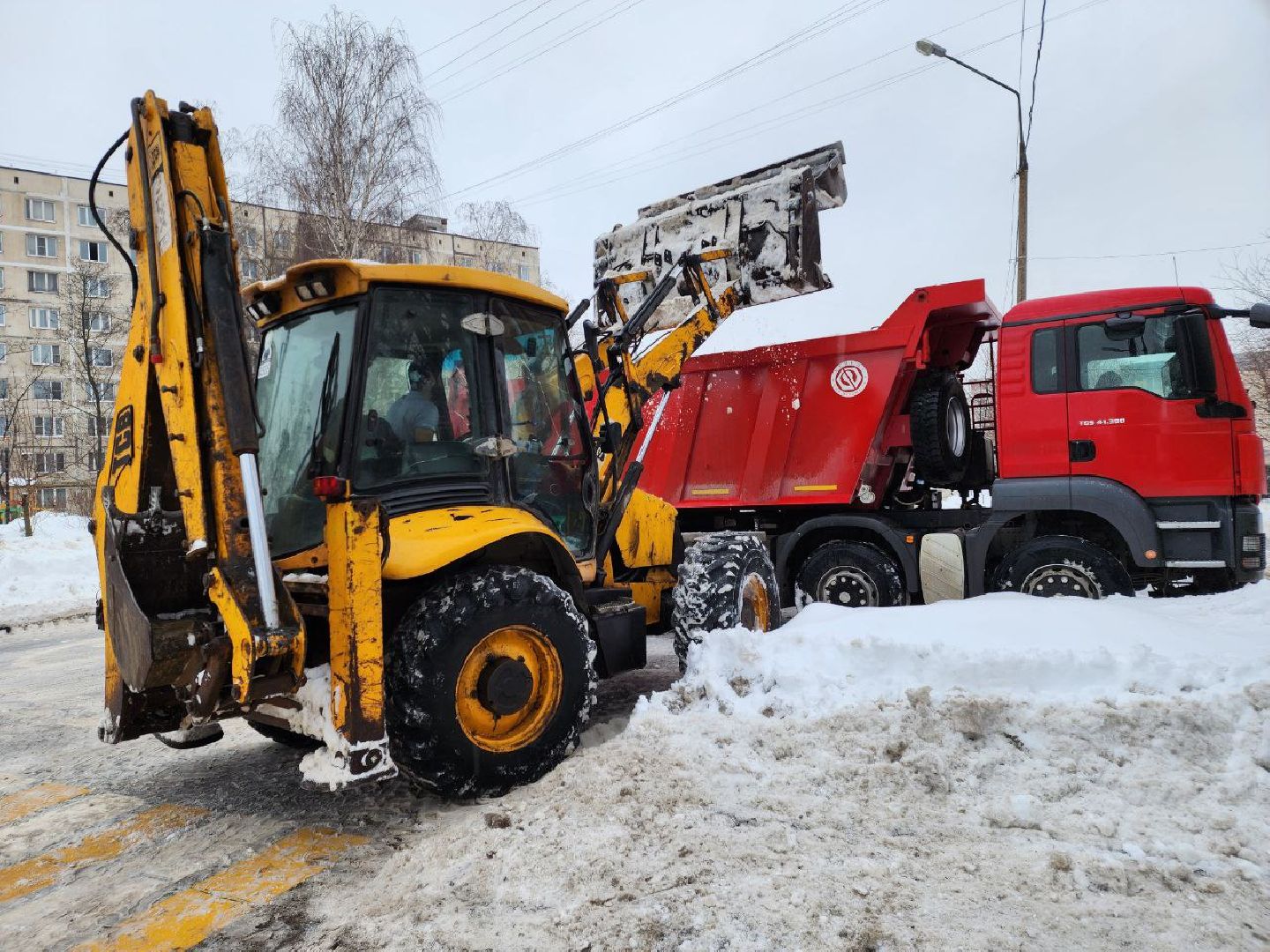 мытищи, уборка снега, Ледяной дождь, Улица Индустриальная,