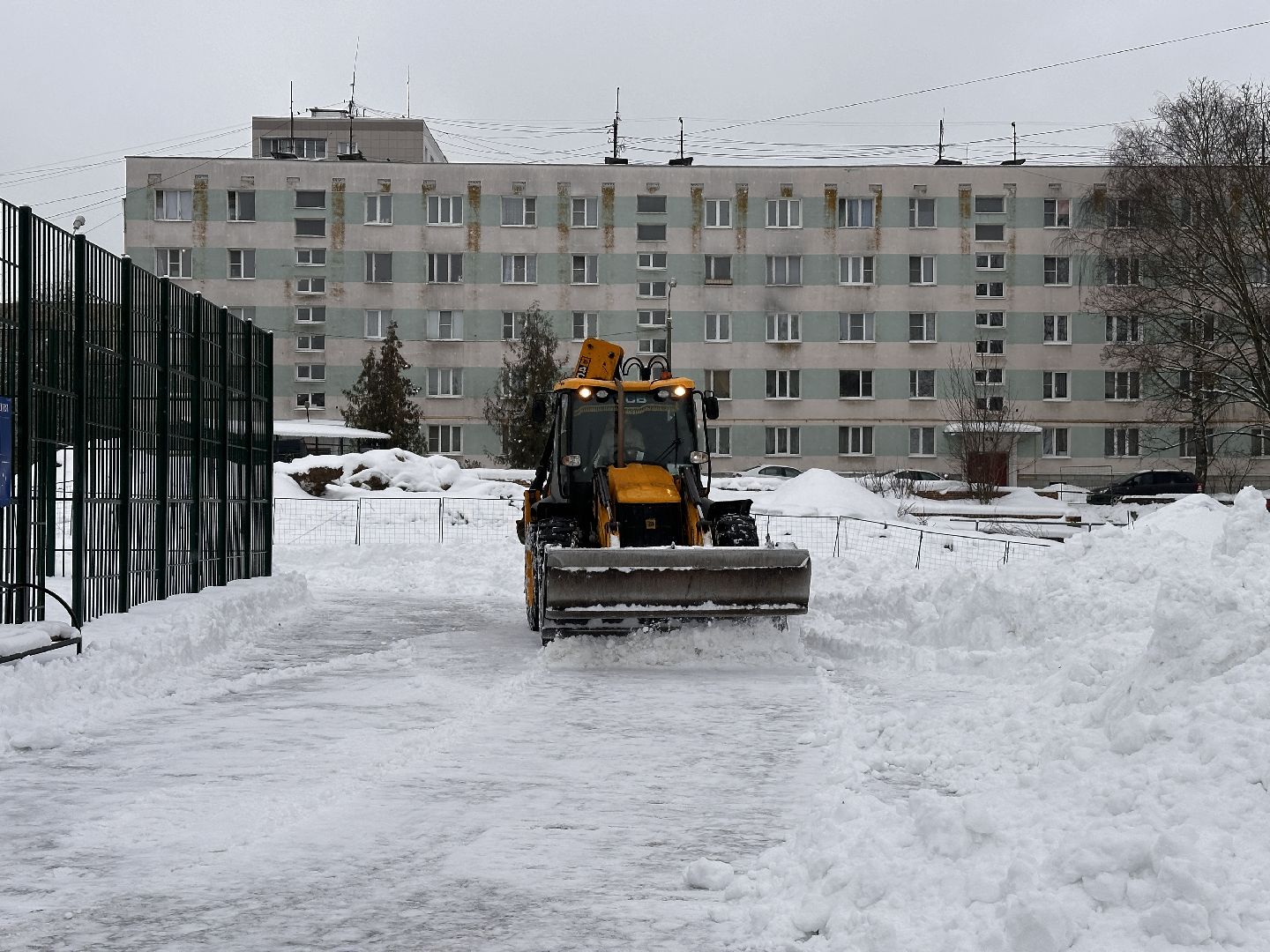 Клин, общество, ЖКХ, уборка дорог, снег,