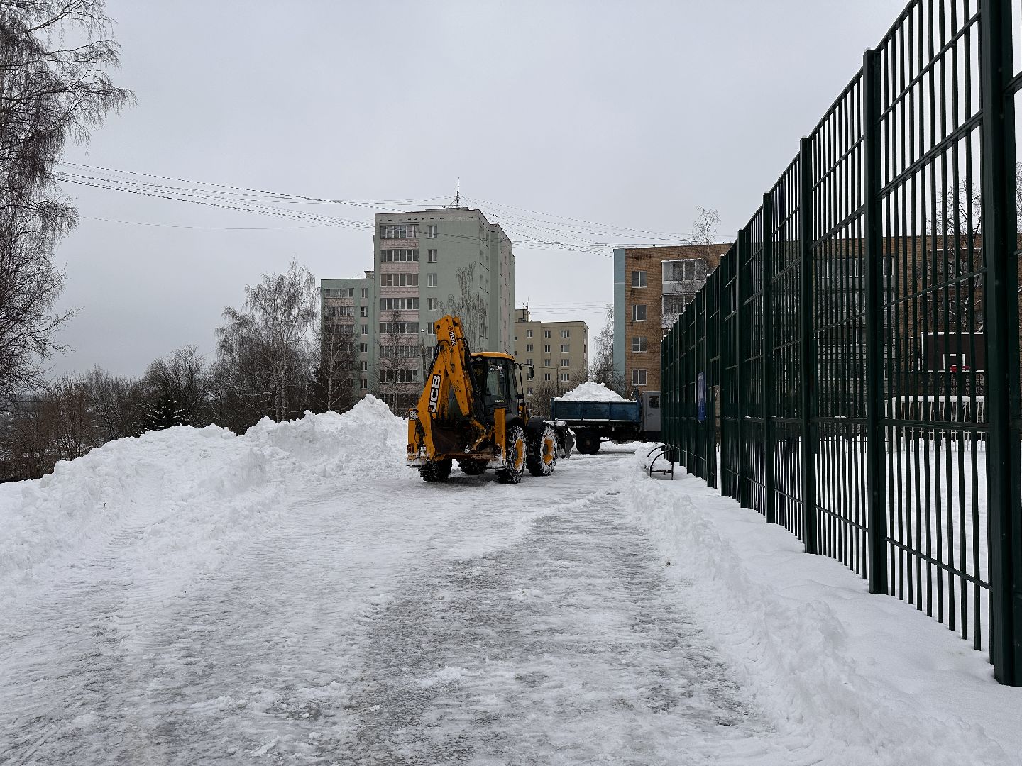 Клин, общество, ЖКХ, уборка дорог, снег,