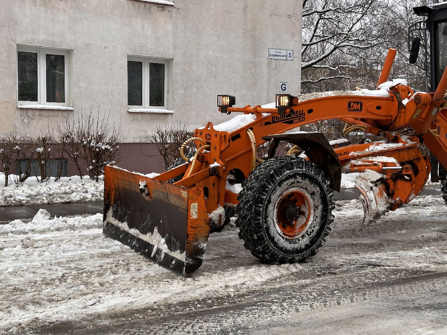 Клин, общество, снег, уборка дорог, ЖКХ,