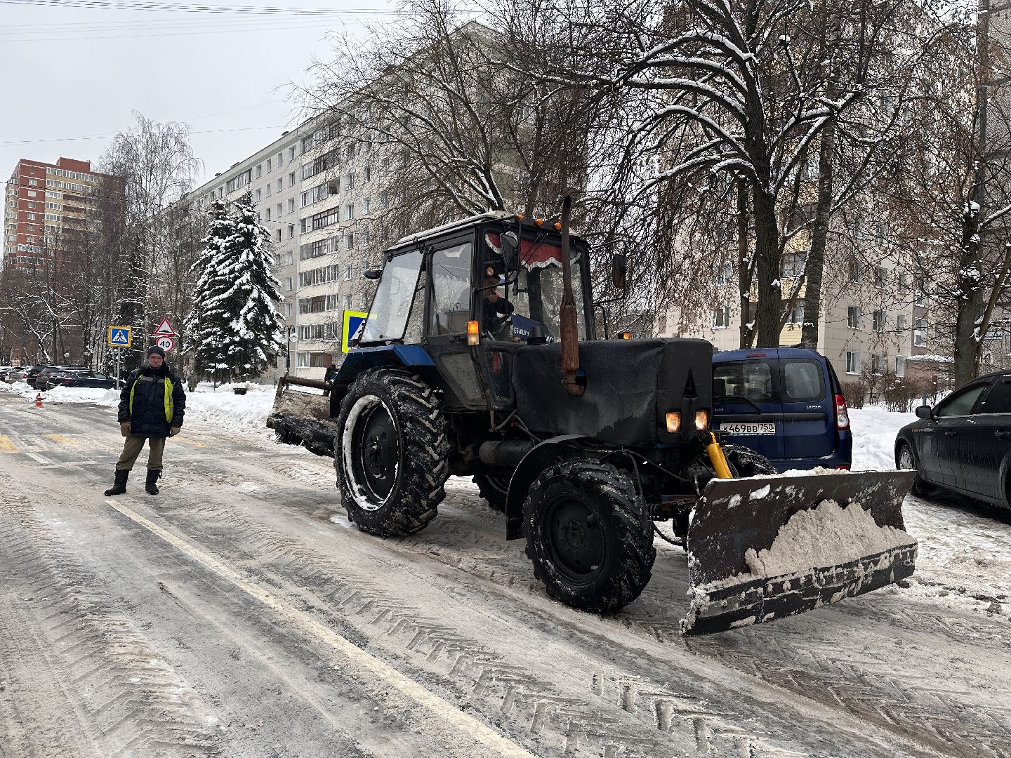 Клин, общество, снег, уборка дорог, ЖКХ,