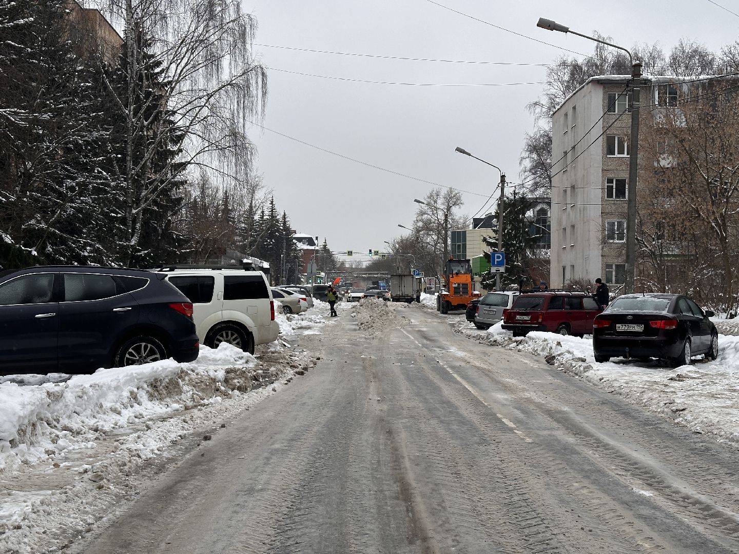 Клин, общество, снег, уборка дорог, ЖКХ,