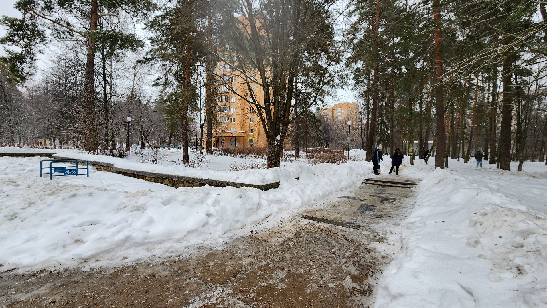 благоуйстройство, ледяной дождь, устранение последствий, протвино, зима,