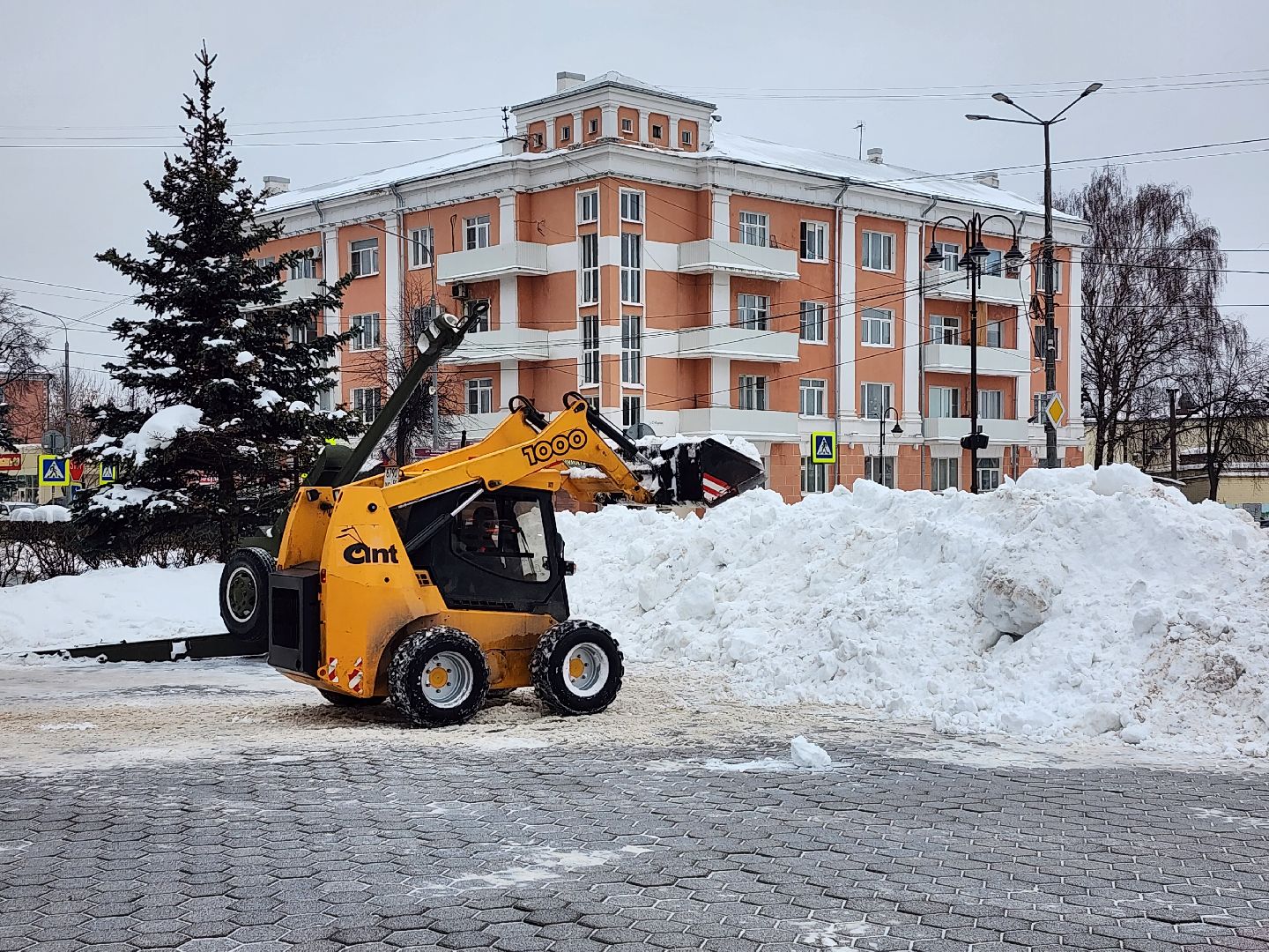 уборка снега, коммунальные службы, погода, Ногинск, Богородский городской округ,