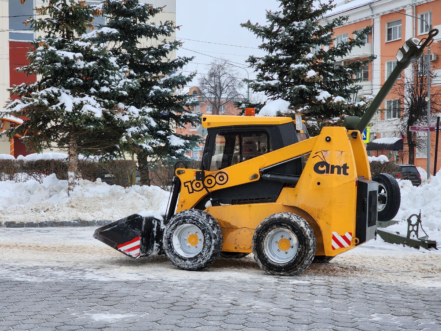 уборка снега, коммунальные службы, погода, Ногинск, Богородский городской округ,