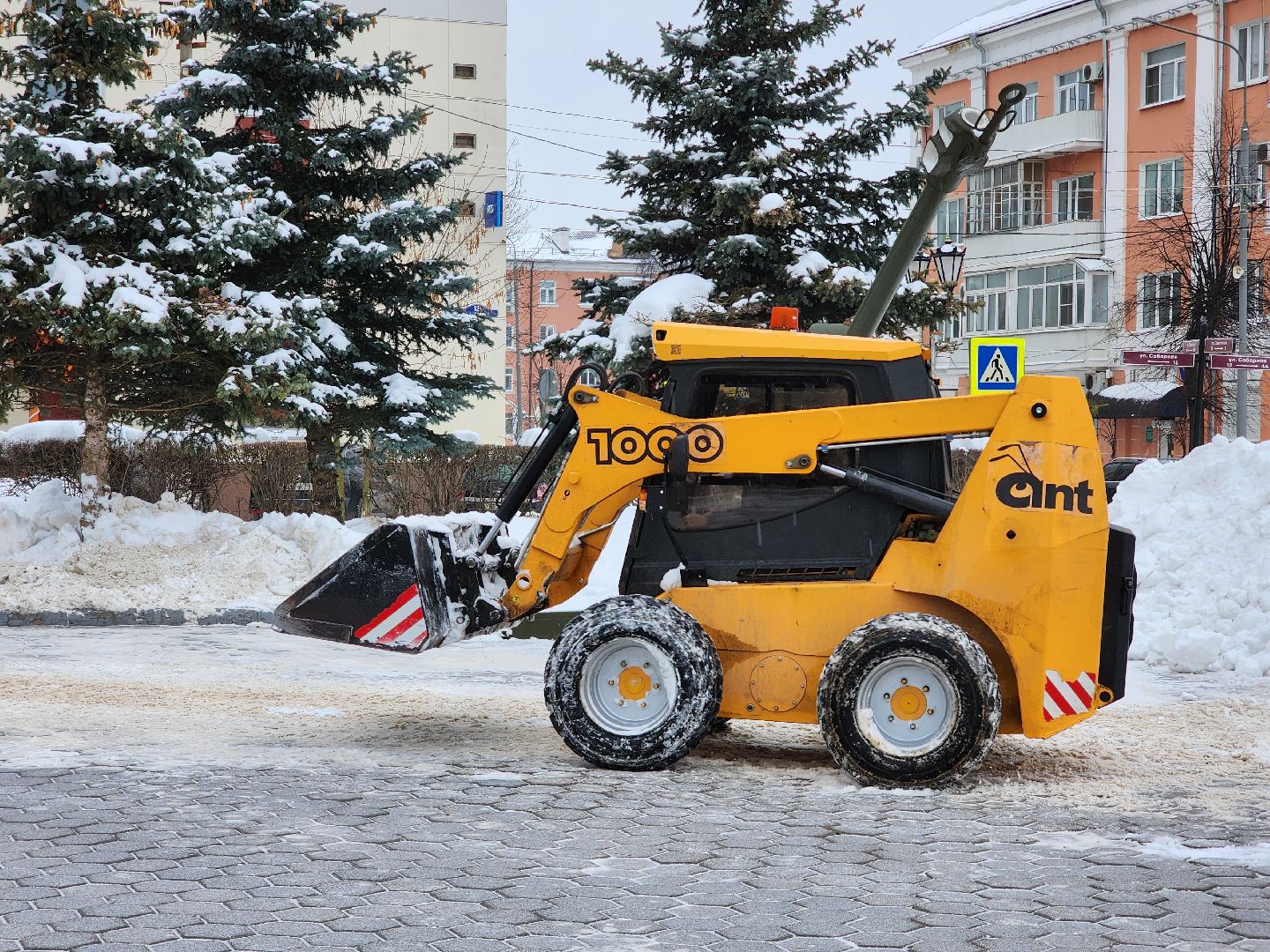 уборка снега, коммунальные службы, погода, Ногинск, Богородский городской округ,
