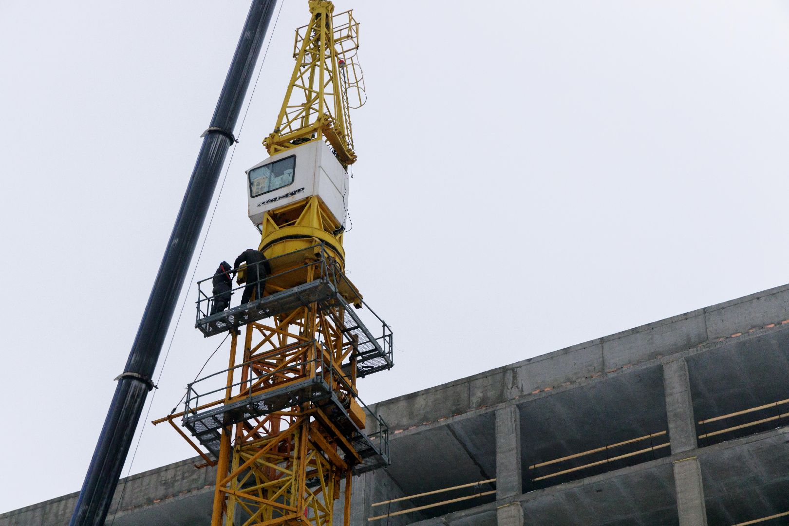 Люберцы, новая поликлиника, строители,