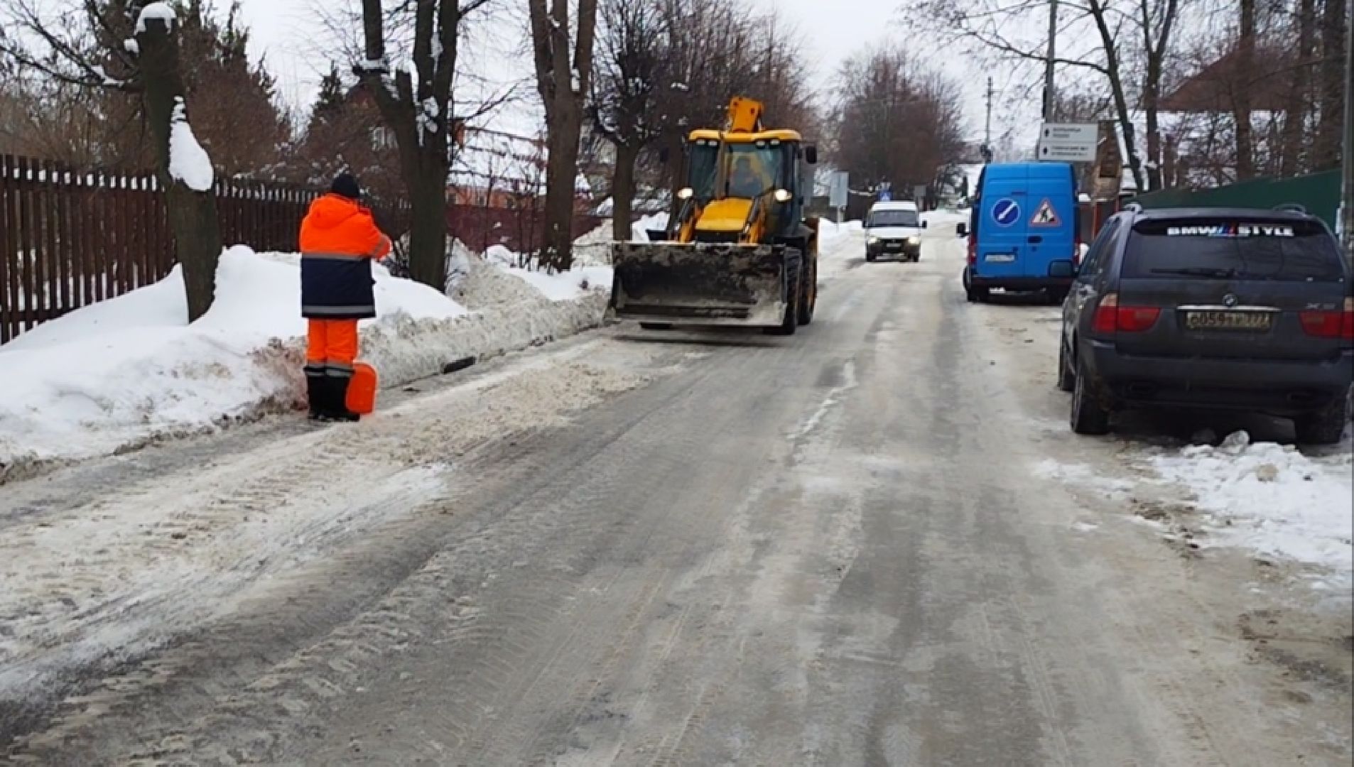 уборка снега, жкх, Бронницы,