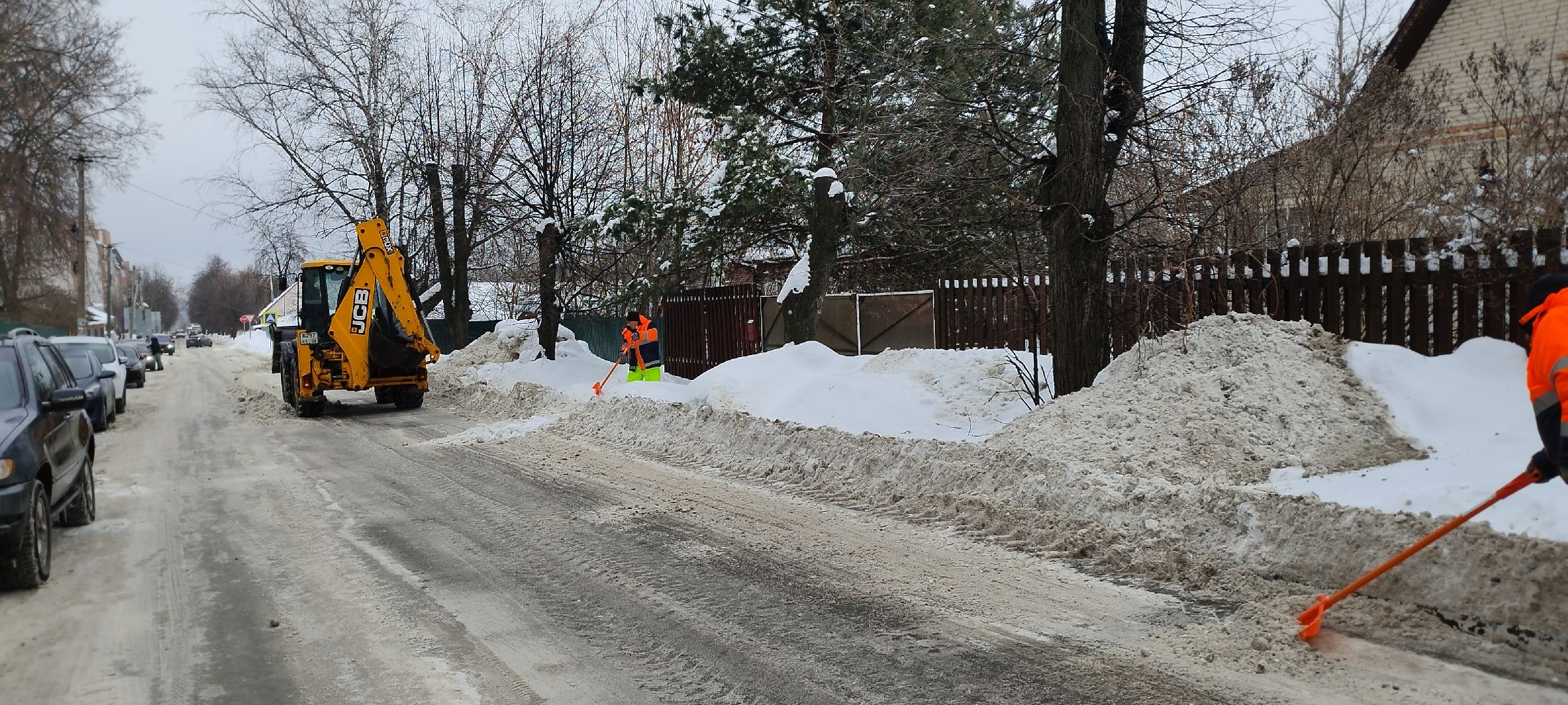уборка снега, жкх, Бронницы,