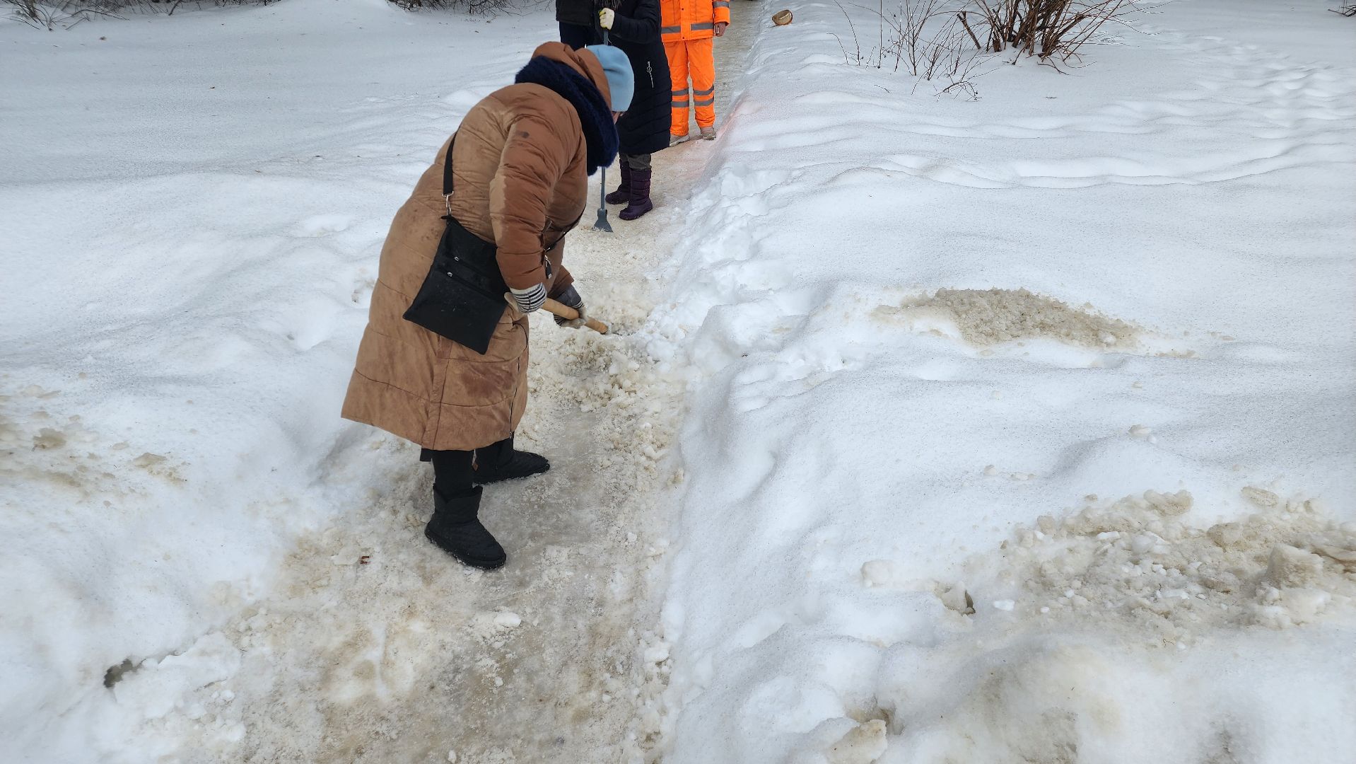 благоуйстройство, протвино, ледяной дождь, уборка снега, стихия,