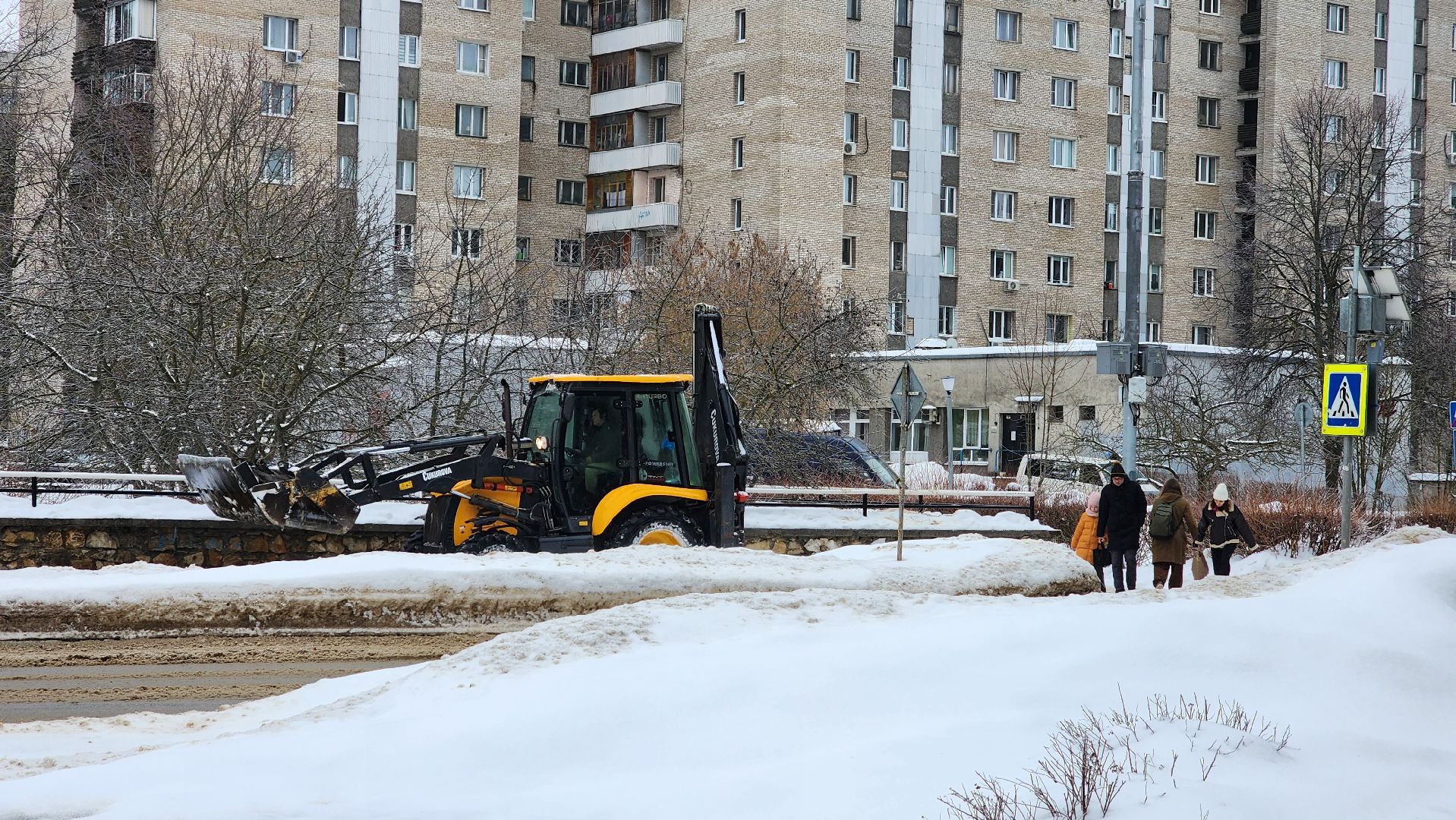 благоуйстройство, протвино, ледяной дождь, уборка снега, стихия,