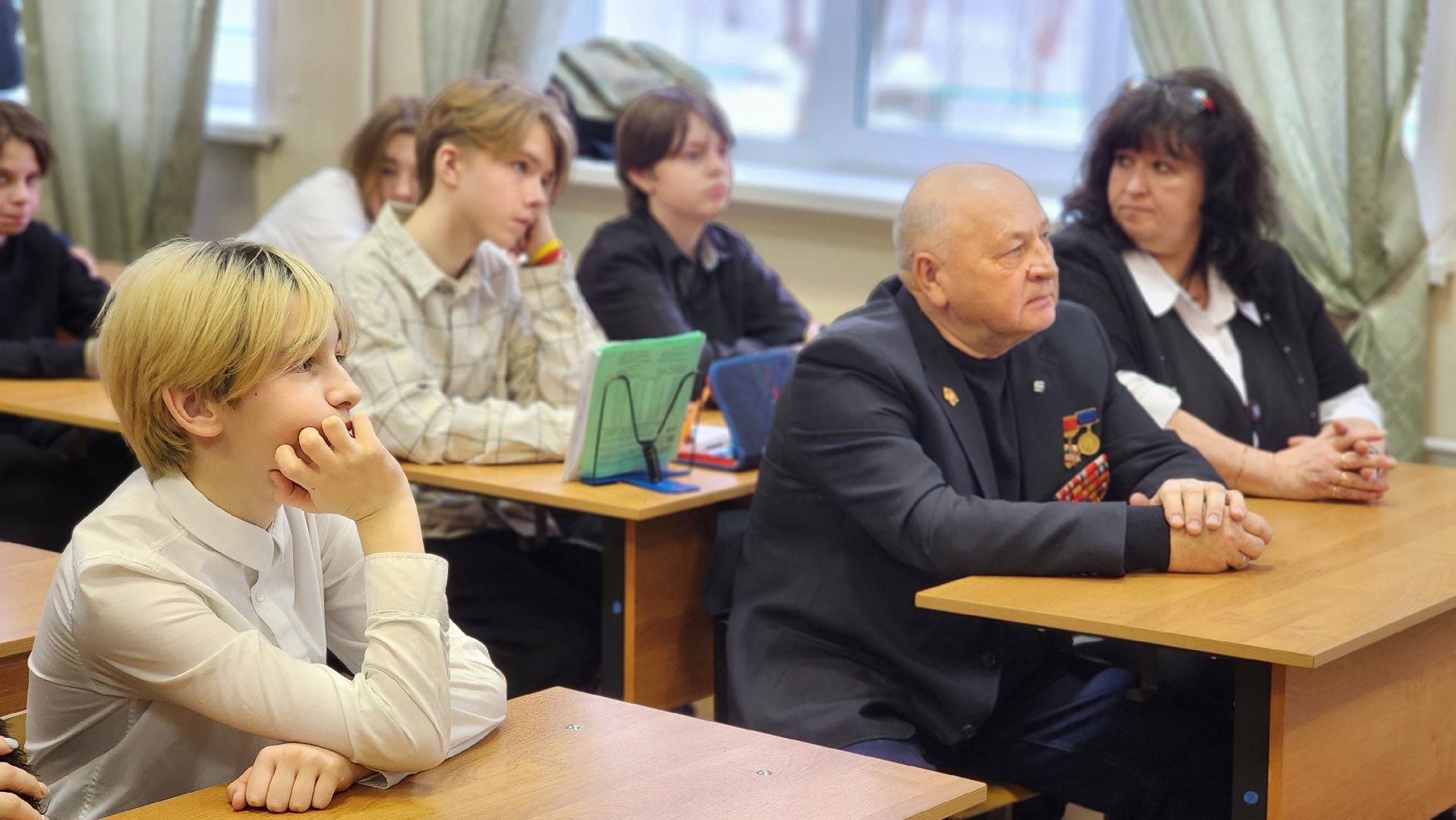 протвино, урок мужества, патриотика, дети, образование,