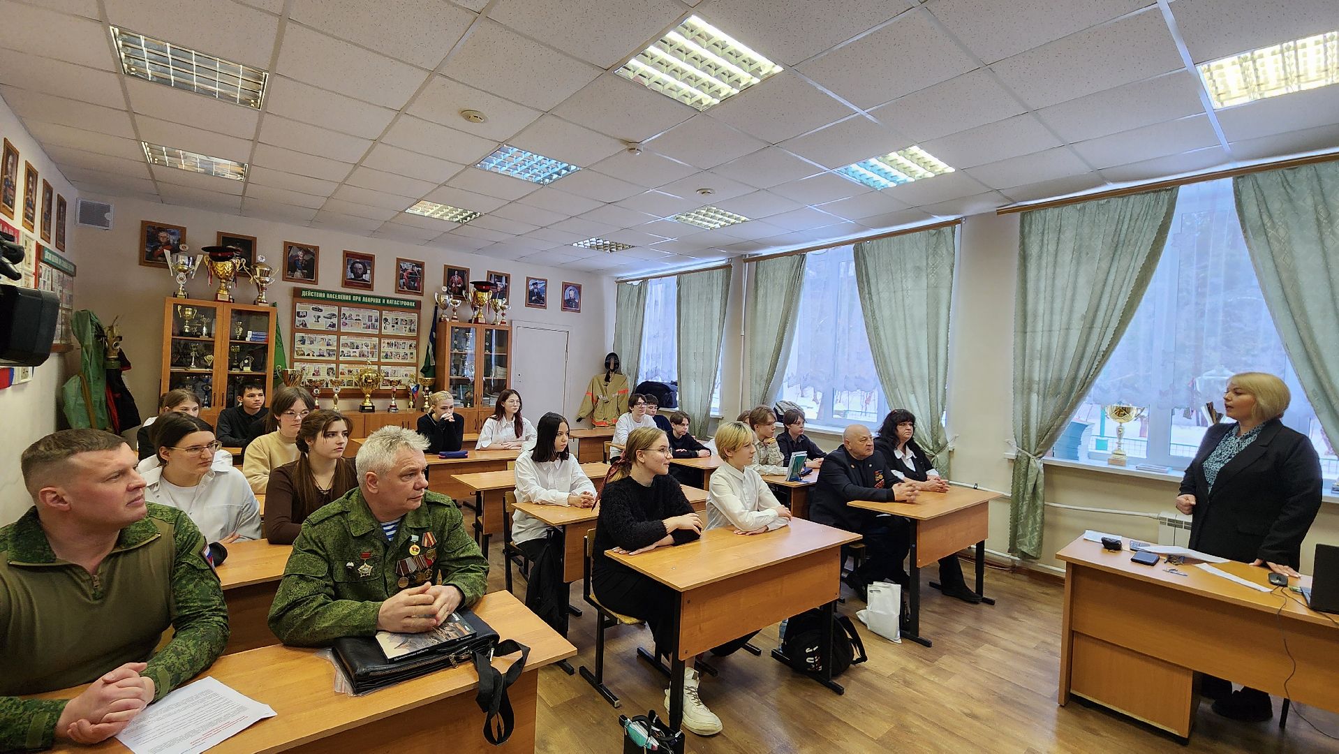 протвино, урок мужества, патриотика, дети, образование,