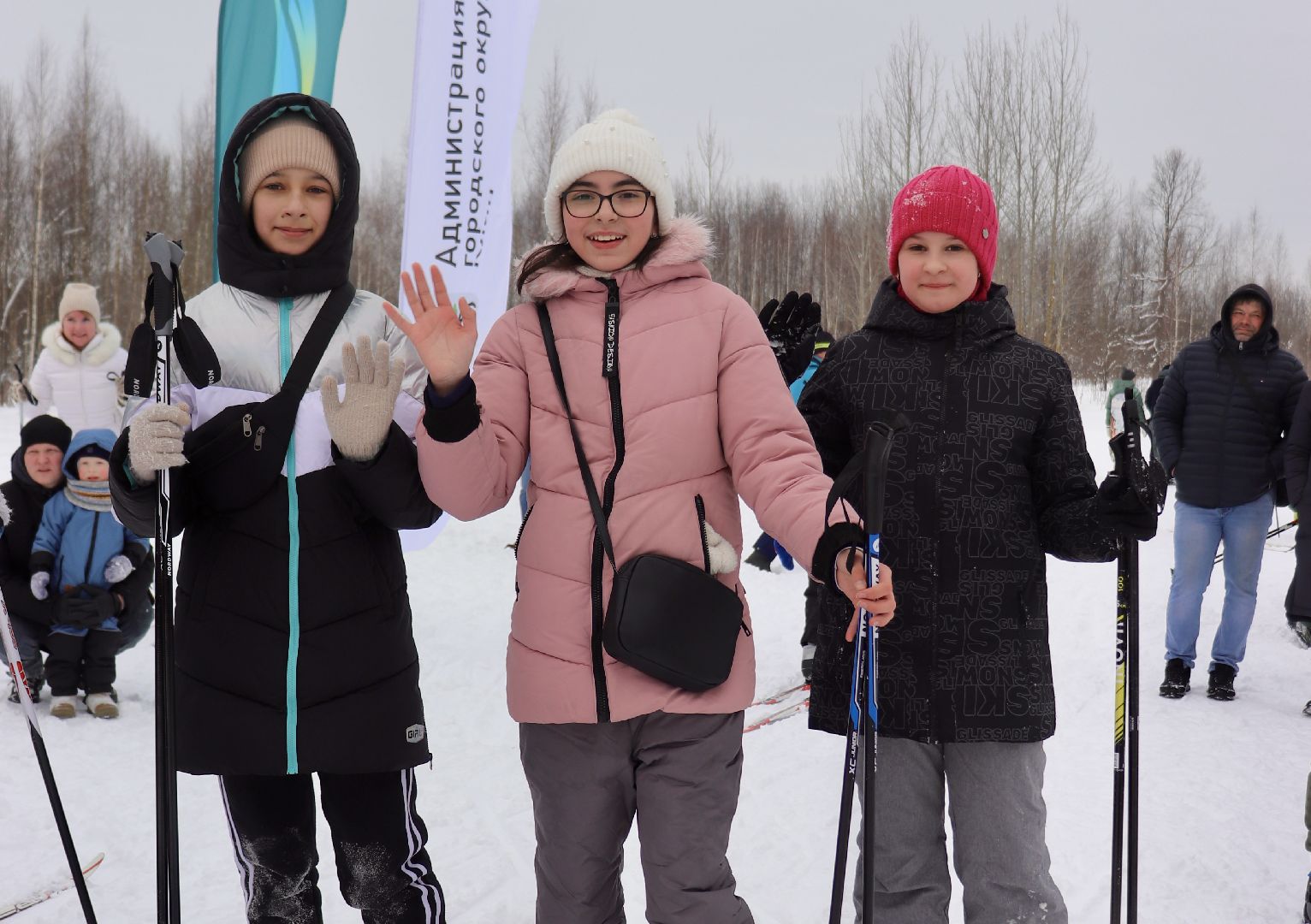 Клин, общество, спорт, дети, лыжня,