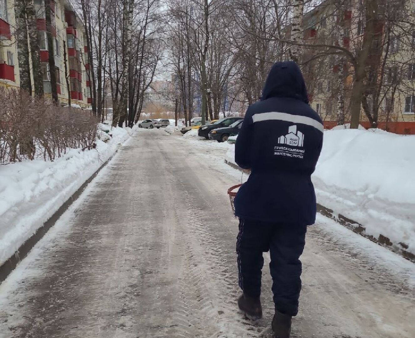 Реутов, ЖКХ, гололед, аварии, снег,