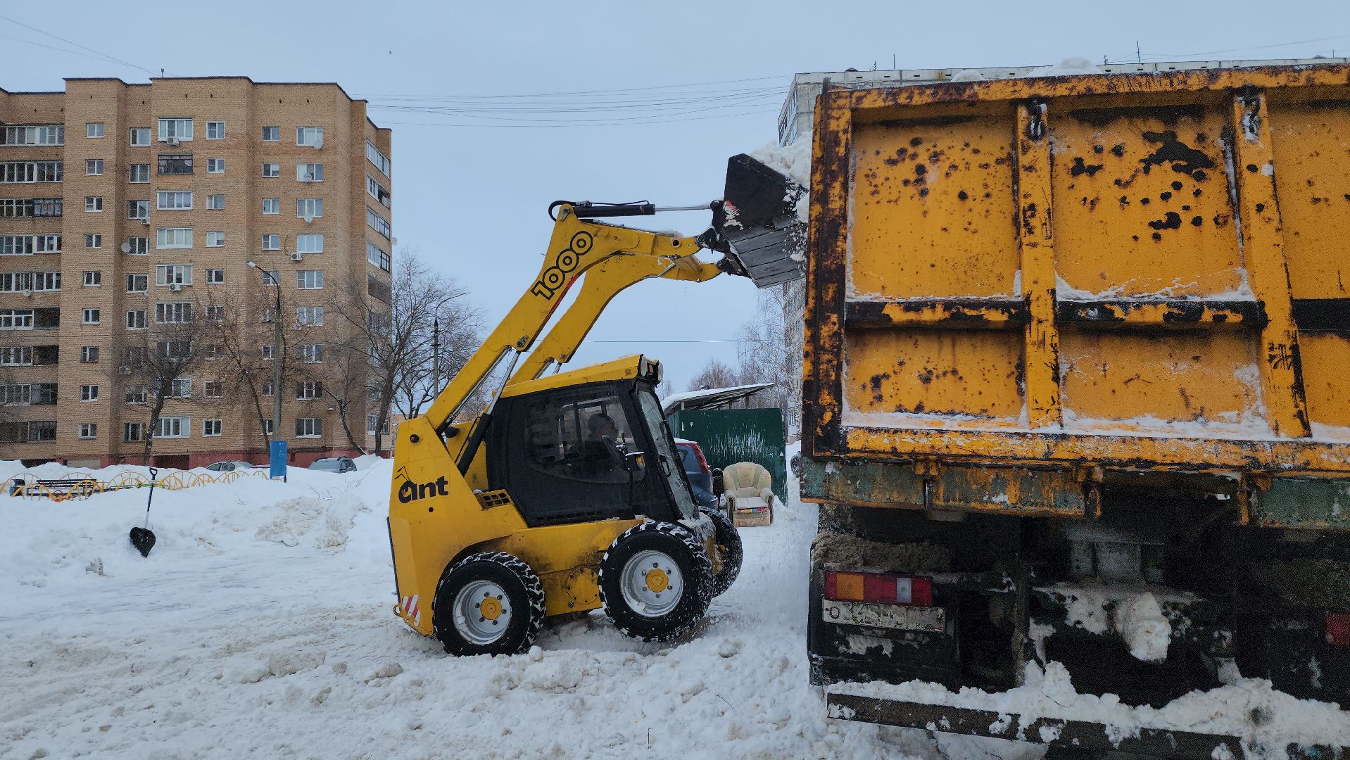 шатура, жкх подмосковье, уборка снега, дворовая территория, полигон,
