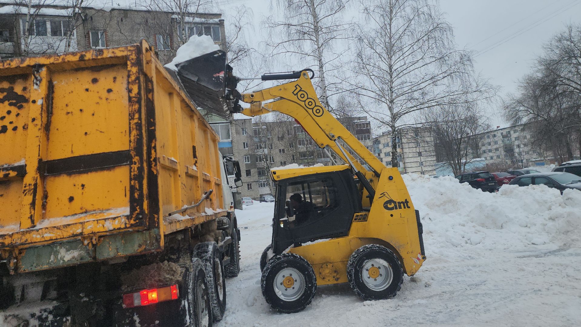 шатура, жкх подмосковье, уборка снега, дворовая территория, полигон,