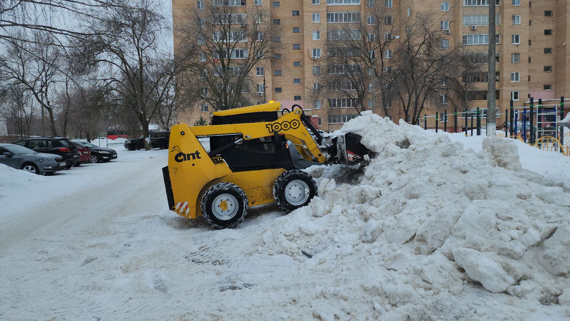 шатура, жкх подмосковье, уборка снега, дворовая территория, полигон,