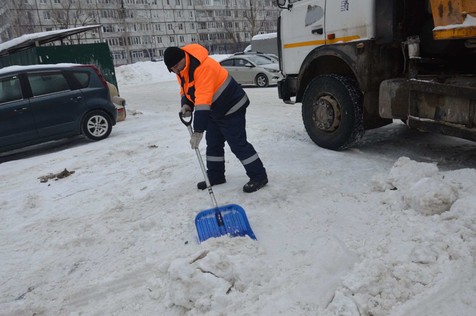 шатура, жкх подмосковье, уборка снега, дворовая территория, полигон,