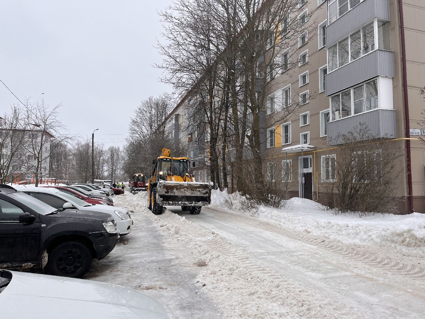 шаховская, ледяной дождь, снег, уборка снега,