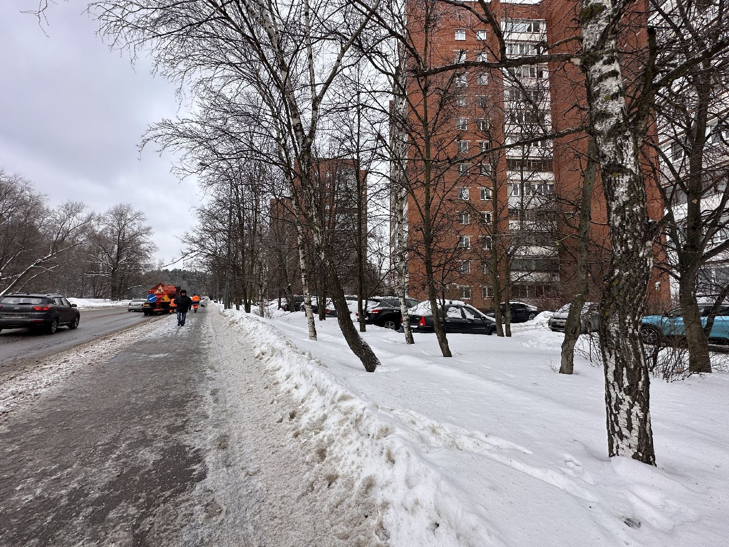 Одинцово, Обработка дорог, Коммунальные службы,