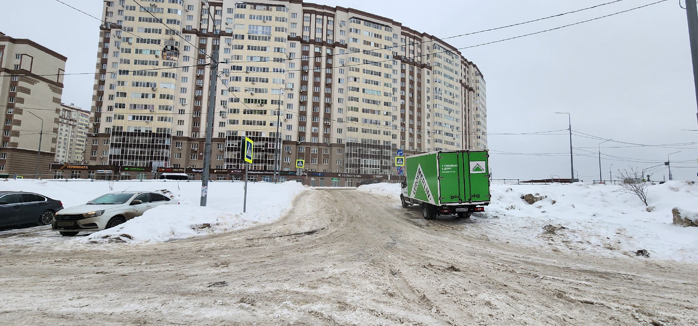 дорожные знаки, мкр Южный, Домодедово,