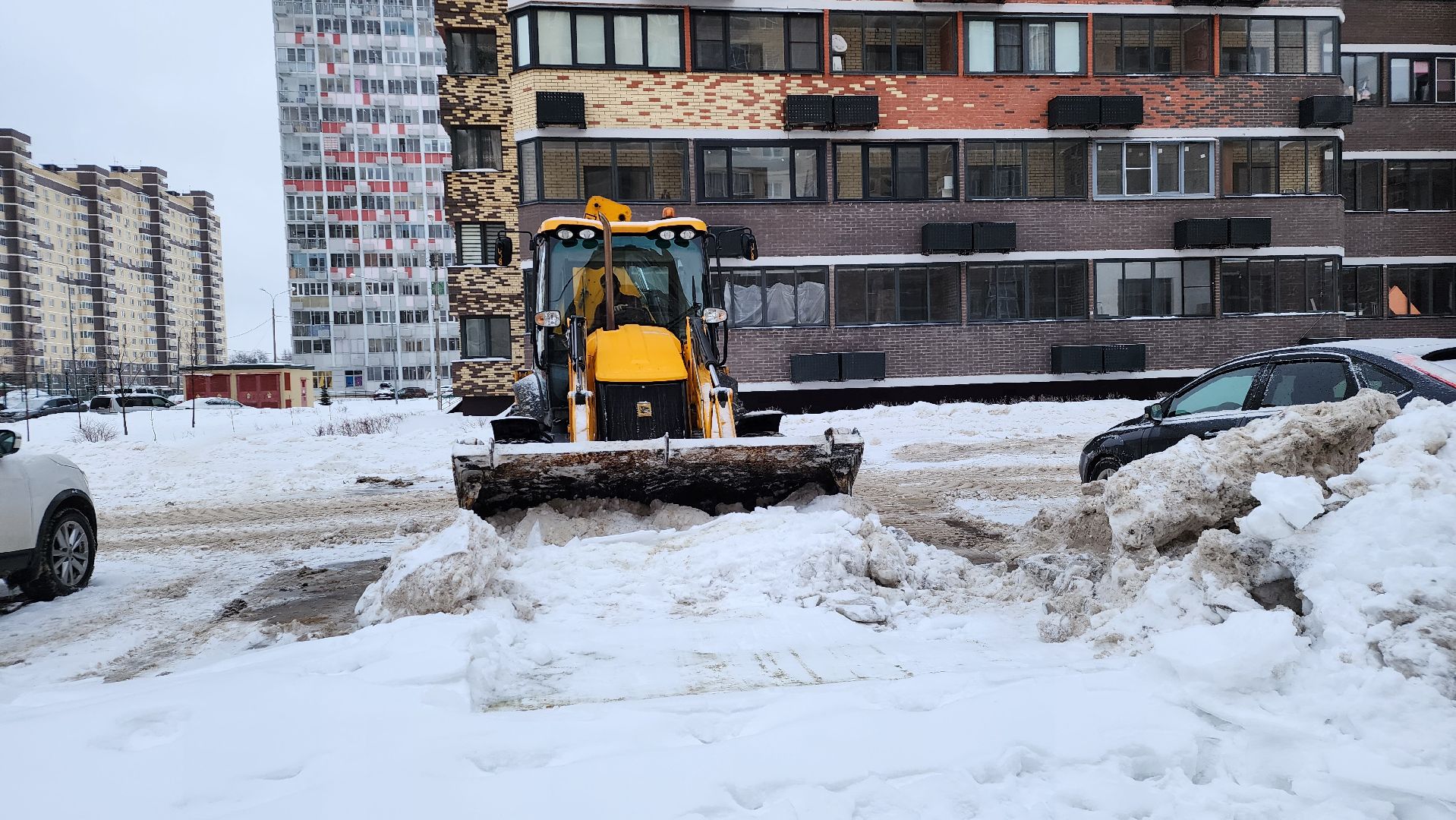 жкх, обработка дорог, ледяной дождь, Лосино-Петровский,