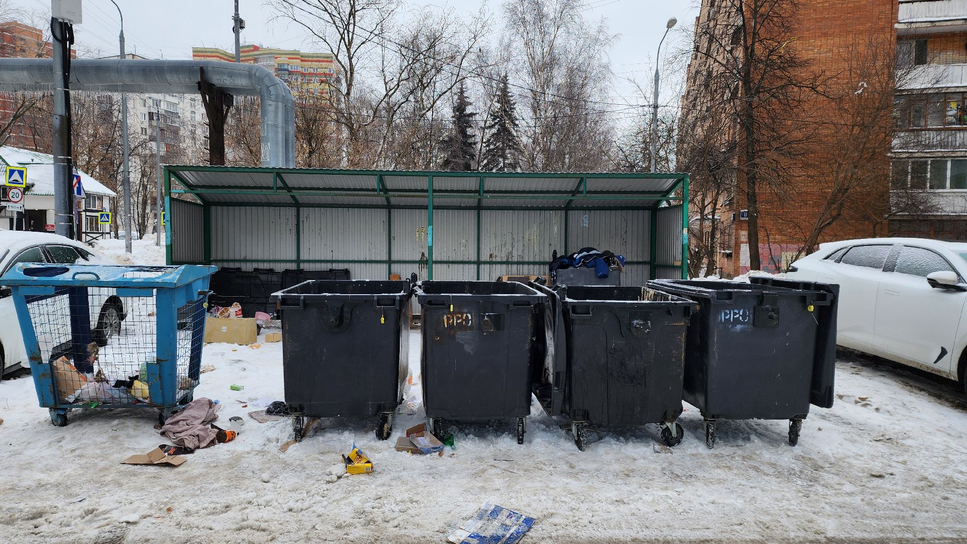Одинцово, Контейнер, ГИБДД, Густ, Жкх, Благоустройство,