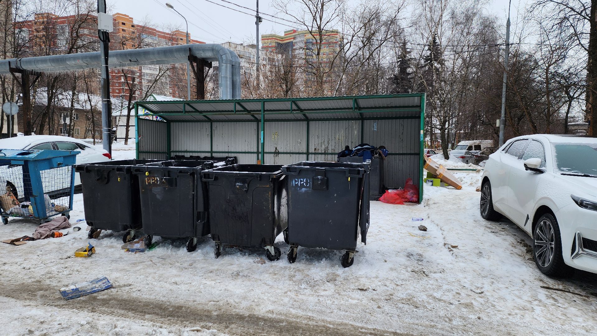 Одинцово, Контейнер, ГИБДД, Густ, Жкх, Благоустройство,