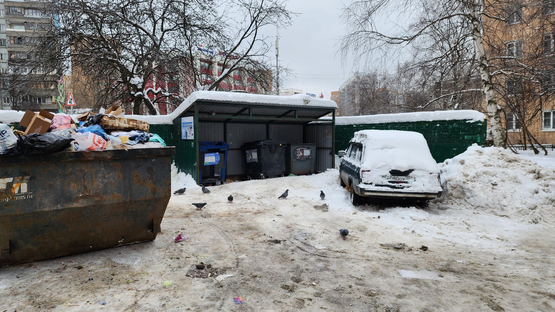 Одинцово, Жкх, Тко, Мусор, контейнер, контейнерная площадка,
