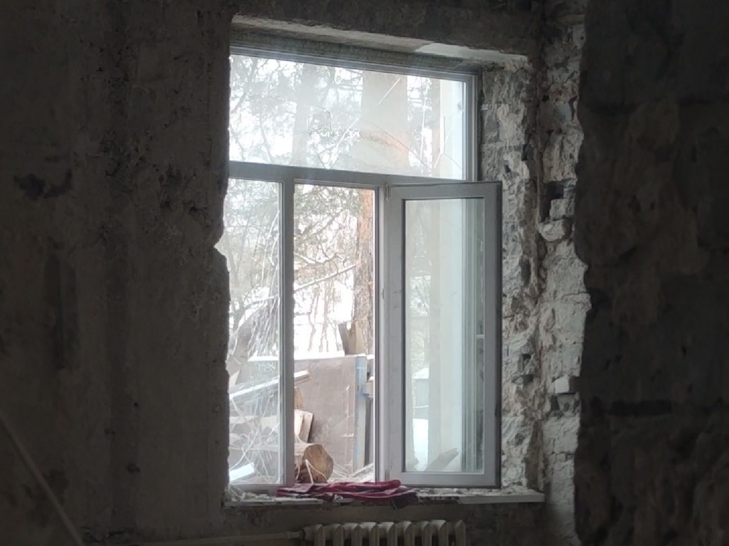 Стройка, Капитальный ремонт, Школа, Дубна,