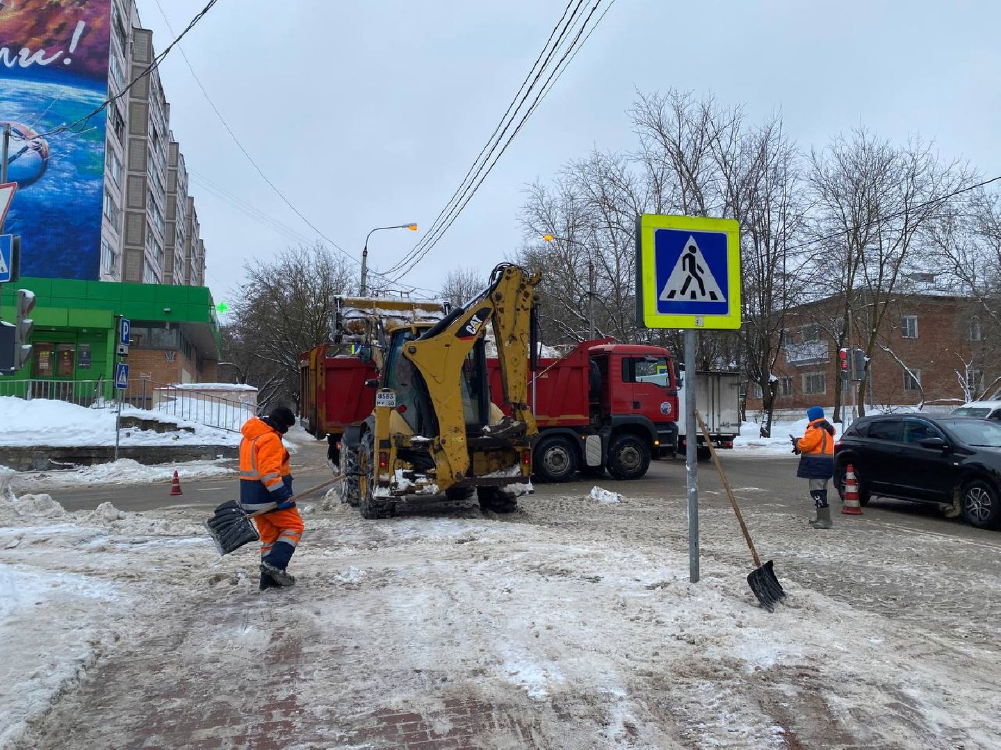 благоустойство, чехов, мосавтодор, вывоз снега, очистка дорог,