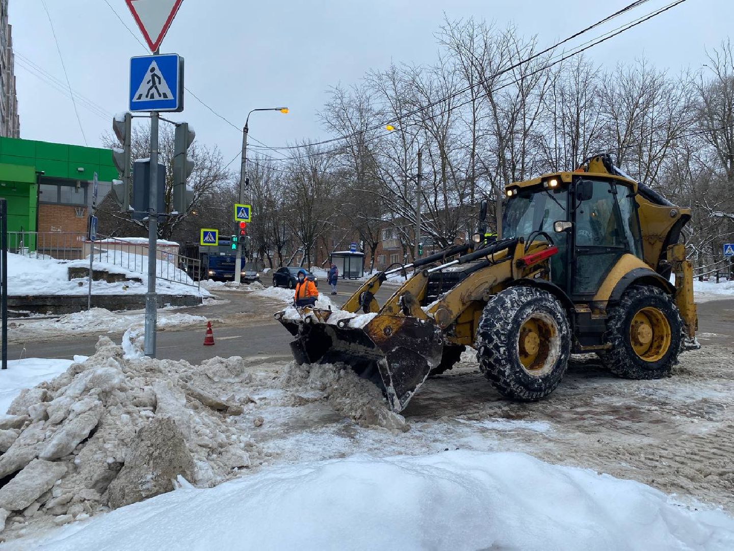 благоустойство, чехов, мосавтодор, вывоз снега, очистка дорог,