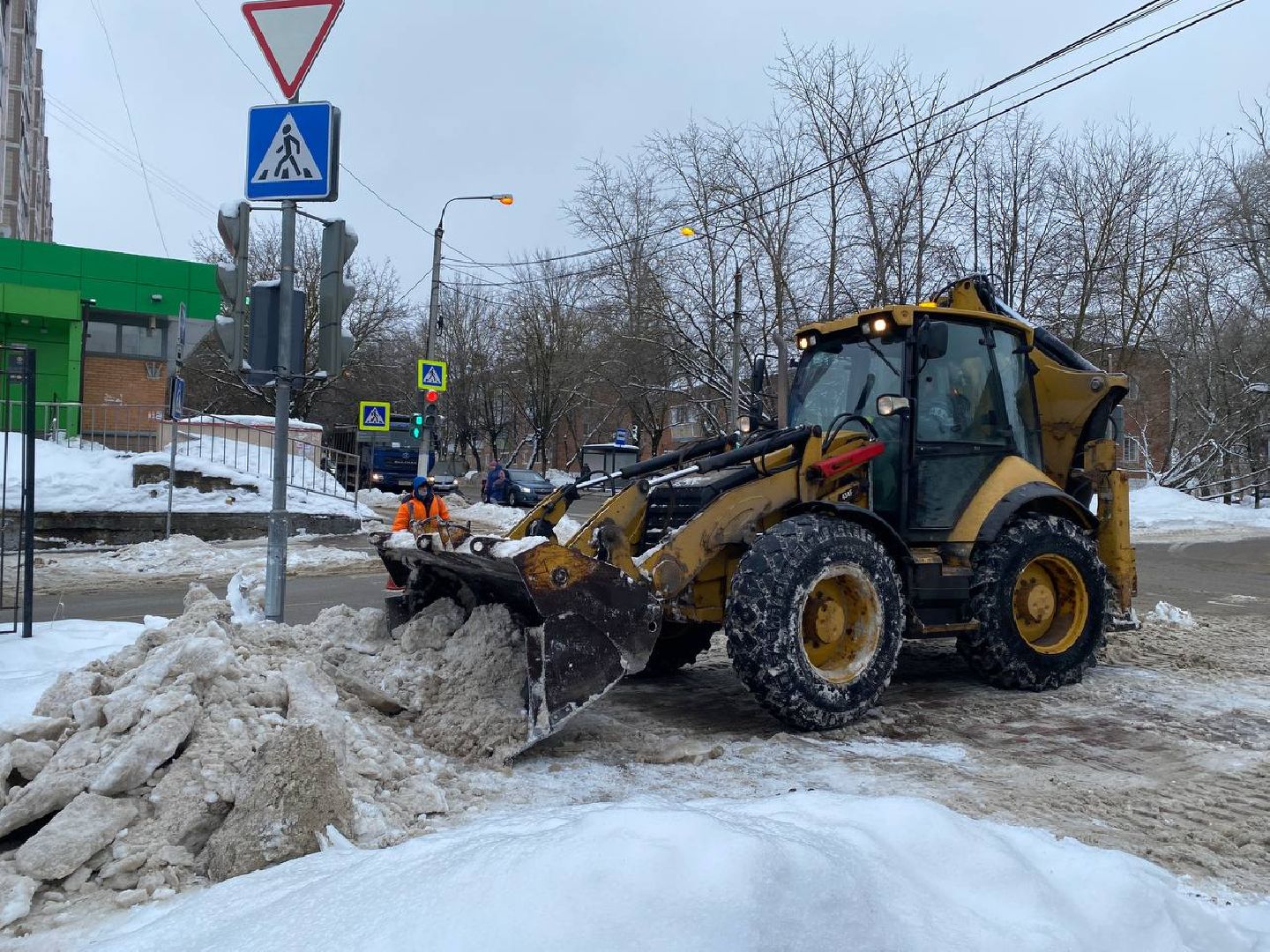 благоустойство, чехов, мосавтодор, вывоз снега, очистка дорог,