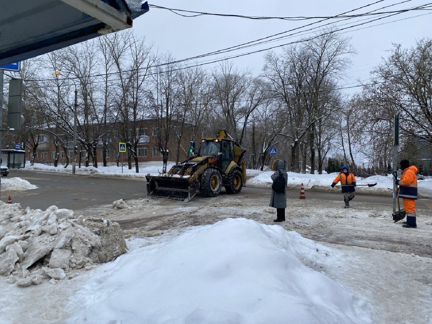 благоустойство, чехов, мосавтодор, вывоз снега, очистка дорог,