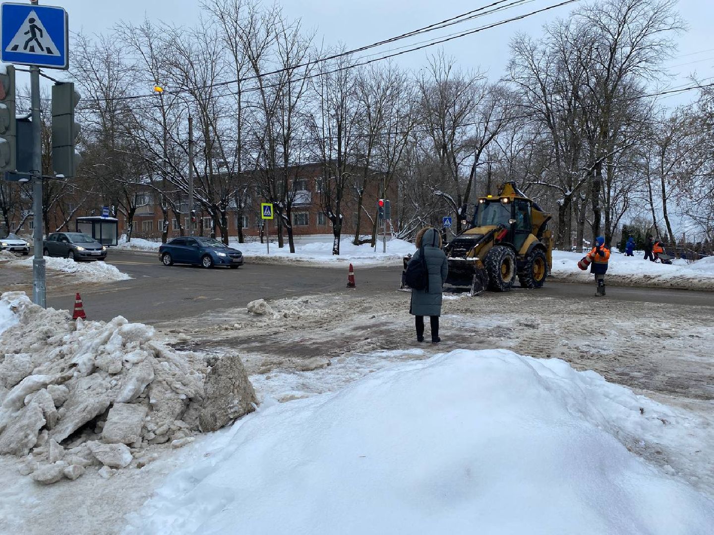благоустойство, чехов, мосавтодор, вывоз снега, очистка дорог,