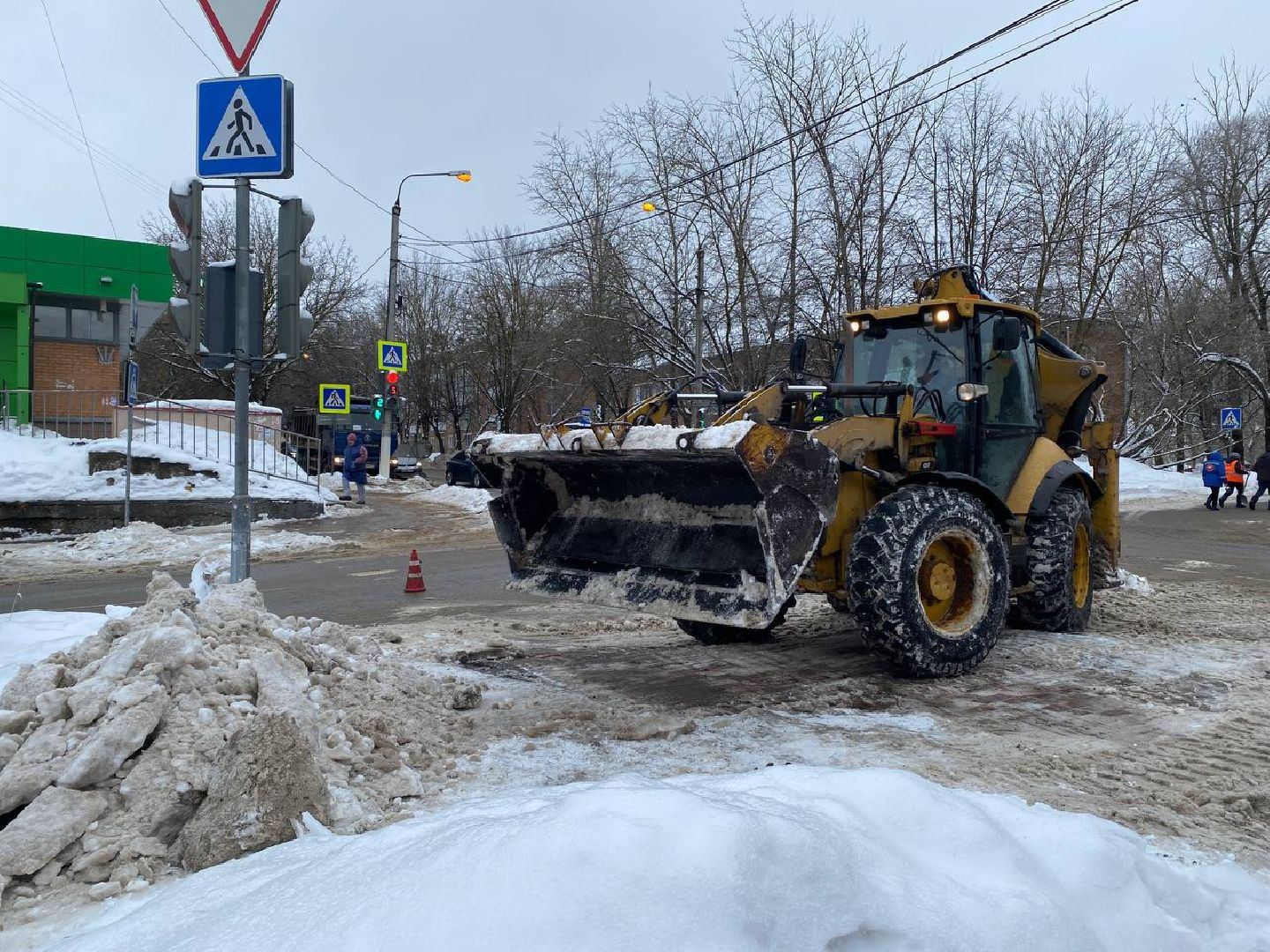 благоустойство, чехов, мосавтодор, вывоз снега, очистка дорог,