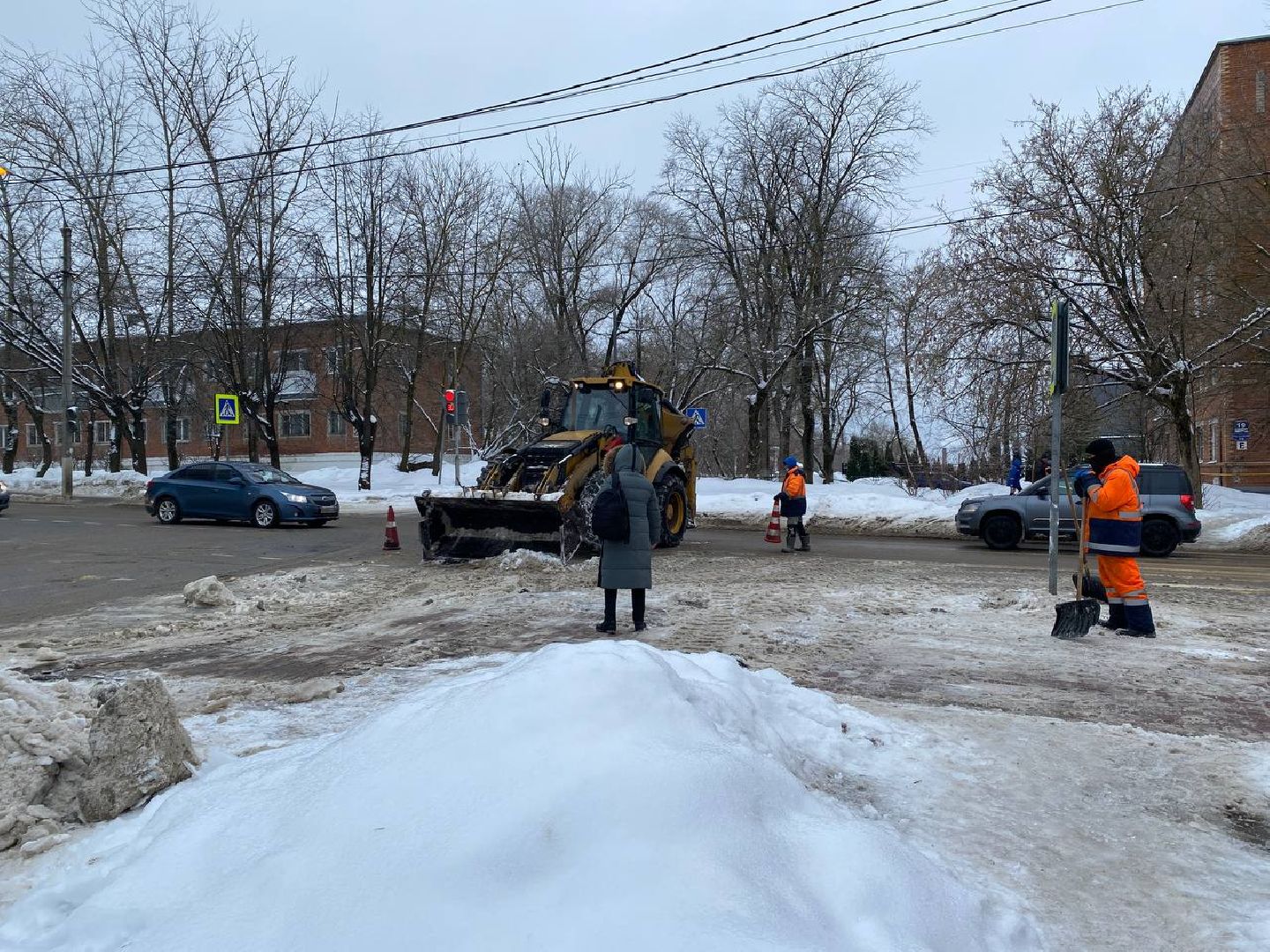 благоустойство, чехов, мосавтодор, вывоз снега, очистка дорог,