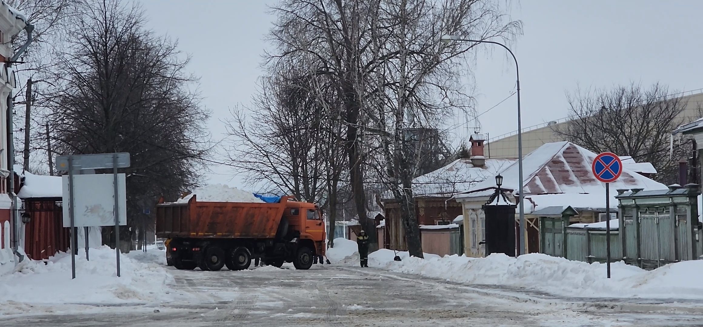 Коломна, жкх, уборка снега, ледяной дождь,