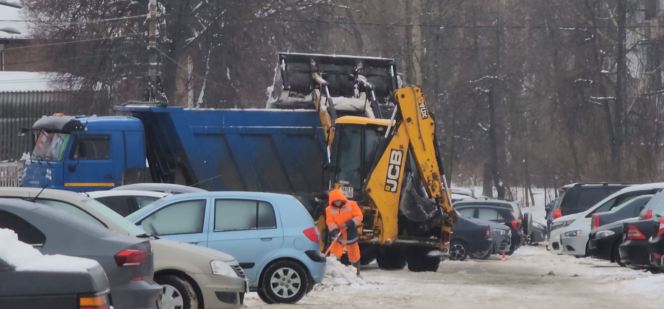 Коломна, жкх, уборка снега, парковки,