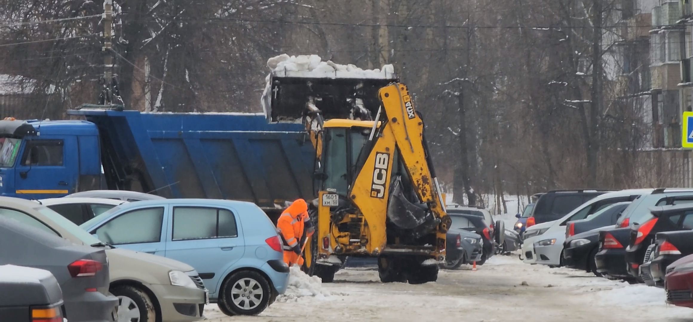 Коломна, жкх, уборка снега, парковки,