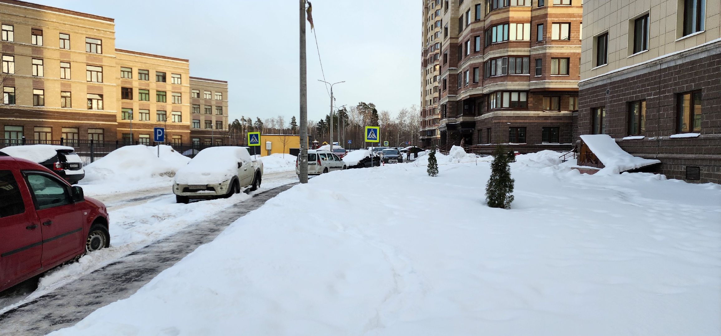раменское, дороги, дорожные знаки во дворах, ограничение парковки у контейнерной площадки, северное шосссе 22,