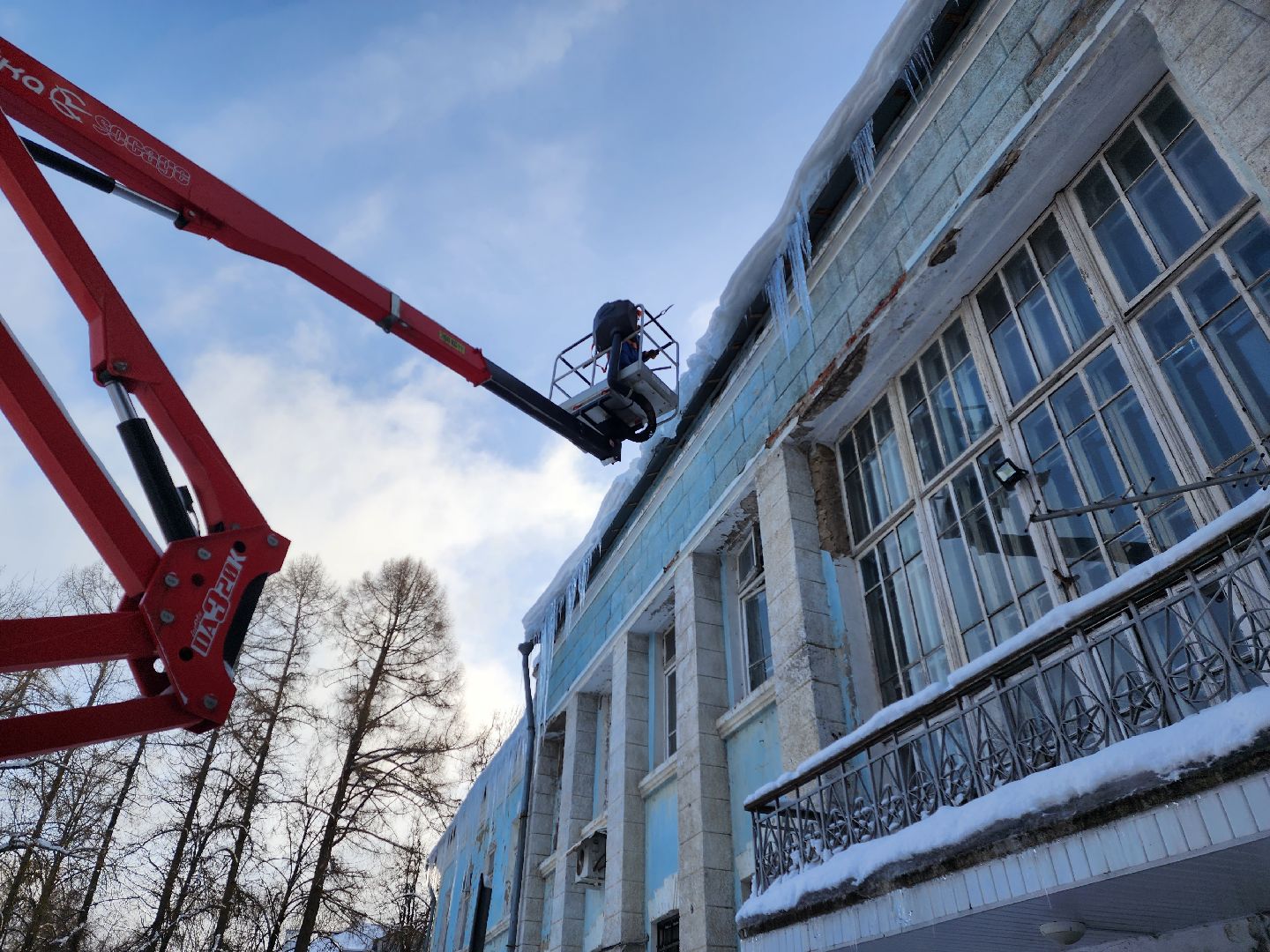 красноармейск, г.о. пушкинский, наледь, сосульки,